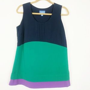 Simply Vera Vera Wang Color block Tank Top Sz. P/M